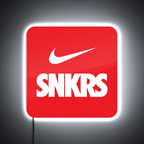 Nike snkrs LED Backlit Sign Hype Beast Wall | Etsy New Zealand
