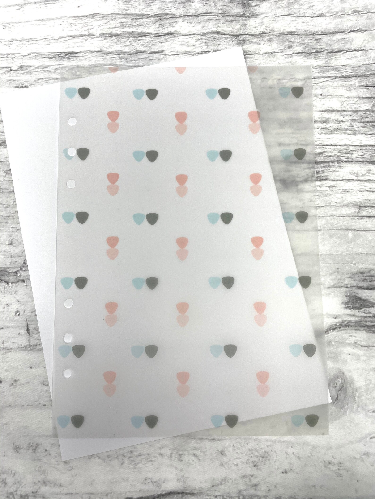 Vellum 110gsm A5 Planner Insert To Fit Filofax A5 Planner Etsy