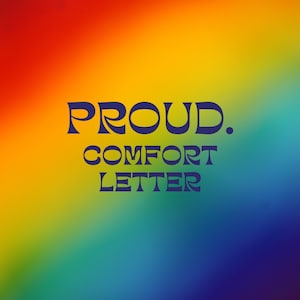 Carta Digital de Personagem de Conforto LGBTQIA+