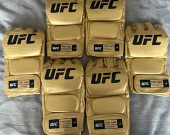 UFC MMA Gold Champion Gloves Replica- Ships From USA - Etsy 日本