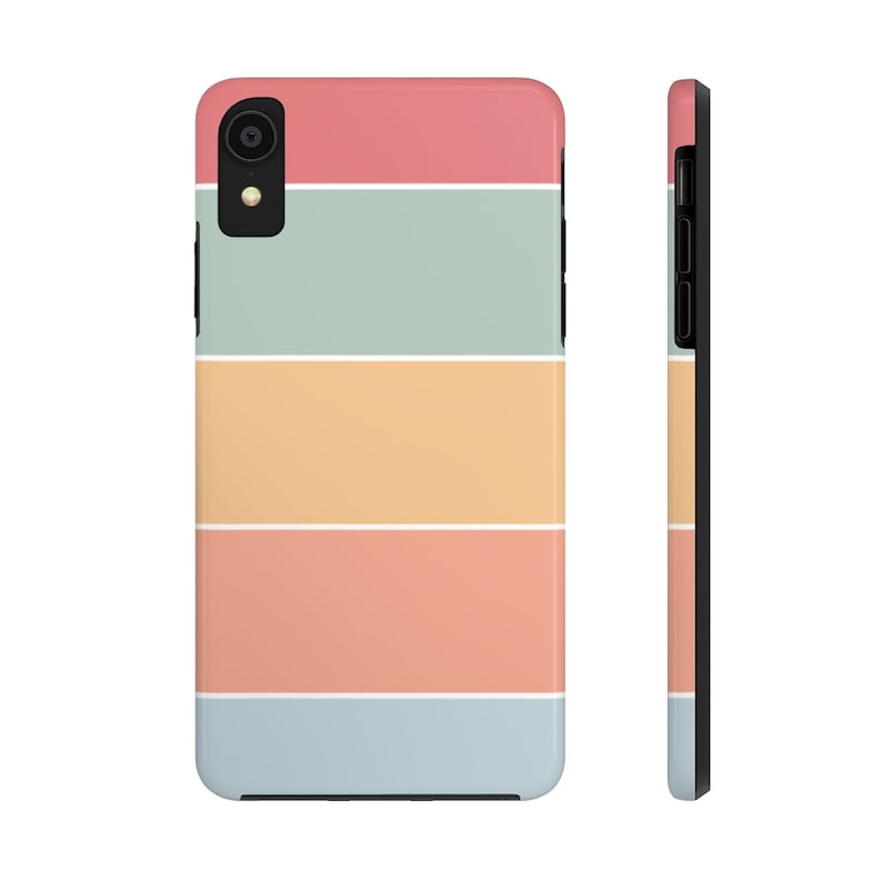 Color Block Stripes Phone Case Iphone Samsung