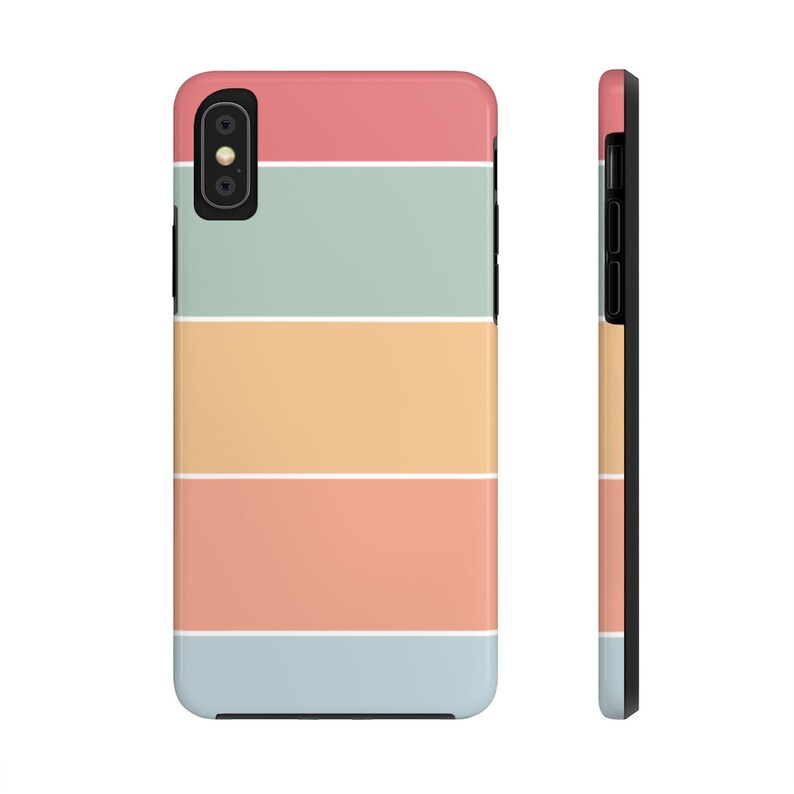 Color Block Stripes Phone Case Iphone Samsung