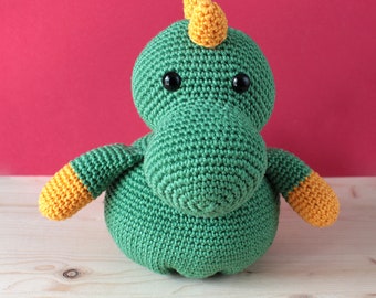 Dennis The Dinosaur - Amigurumi dino - Crochet PDF pattern