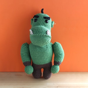 Grob El Orko - Muñeco Amigurumi - Patrón PDF de Ganchillo