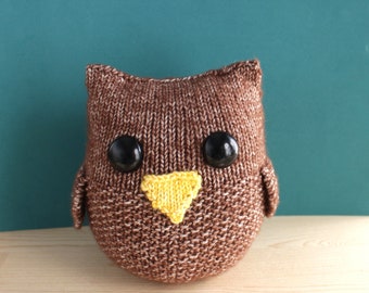Dixie Ugglan - Amigurumi Uggla - stickmönster i PDF-format