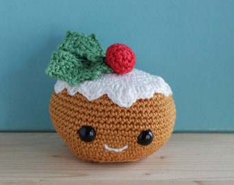 Christmas Pudding - Amigurumi Pudding - Crochet PDF Pattern