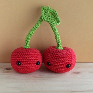 Cherries - Amigurumi Cherries - Crochet PDF Pattern