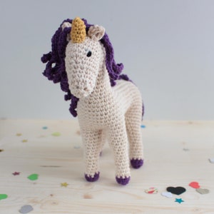 Unicorn - Crochet Unicorn- Amigurumi Unicorn - Crochet Pattern - Crochet  PDF Pattern