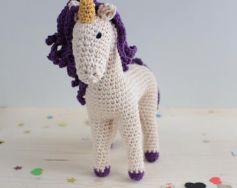 Unicorn - Crochet Unicorn- Amigurumi Unicorn - Crochet Pattern - Crochet  PDF Pattern