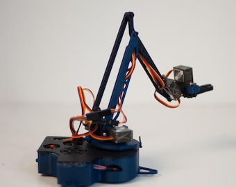4 Axis Robot Arm STEM Kit: DIY Educational Toy