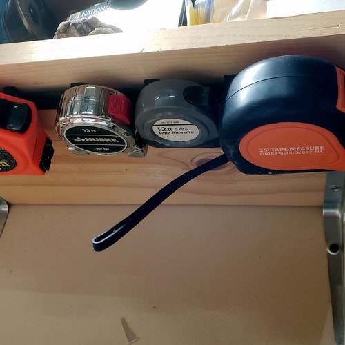 Tape Measure Hanger 5 Positions under Shelf or Wall Etsy