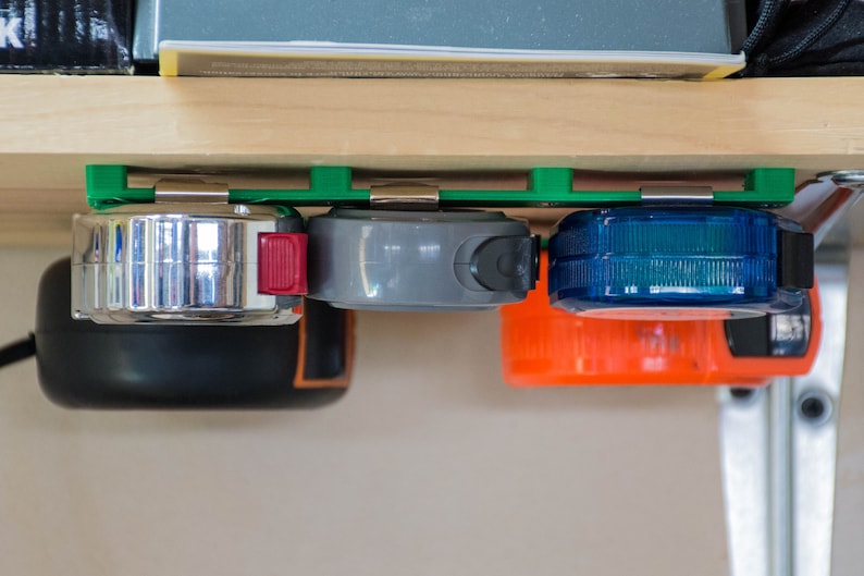 Tape Measure Hanger under Shelf or Wall Etsy