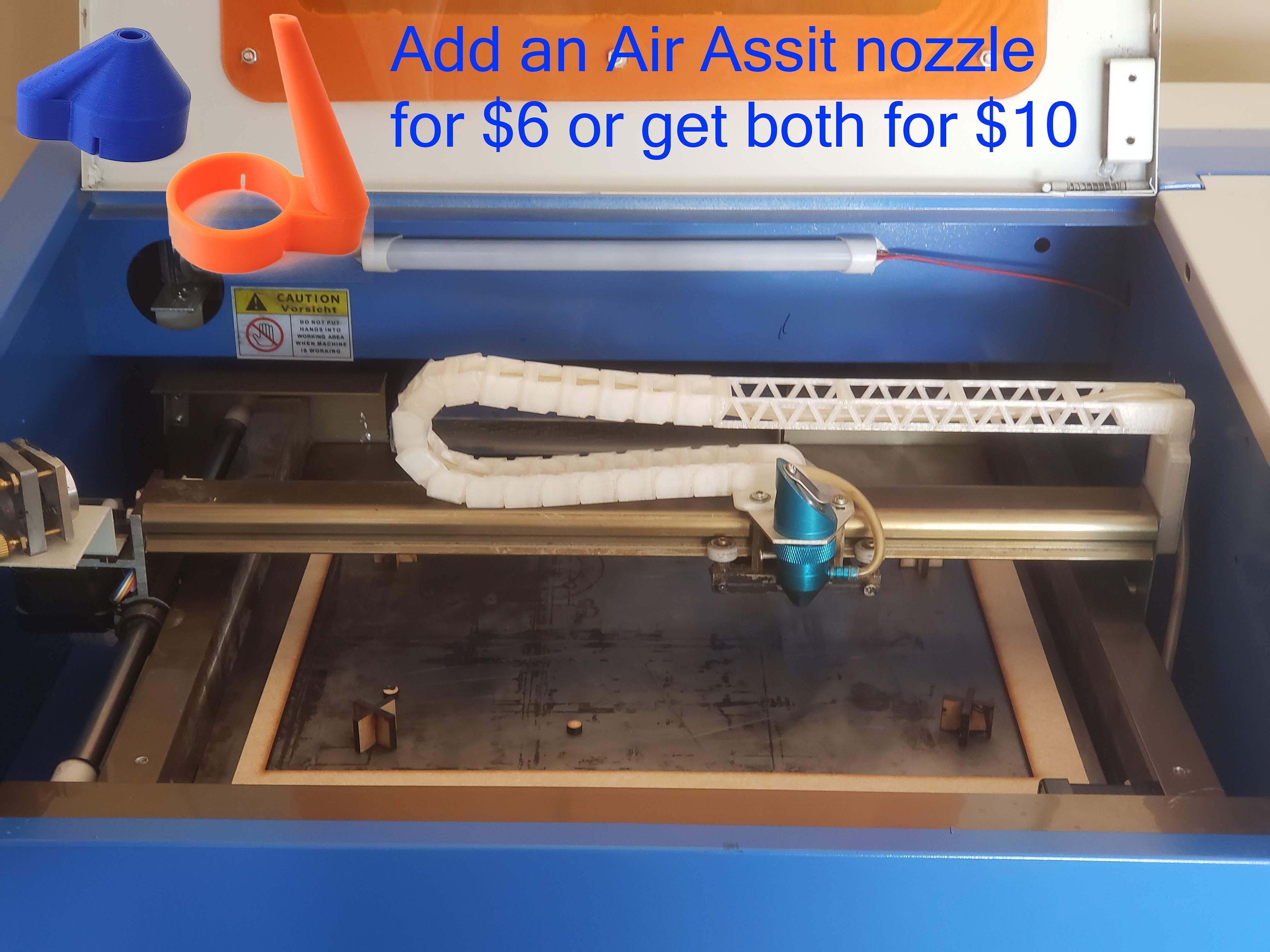 K40 / 40watt C02 Chinese Engraver Laser Cutter Drag Chain Etsy Australia