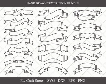 Download Free Ribbon Banner Svg Etsy SVG Cut Files