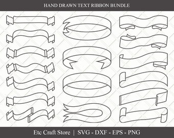 Download Free Ribbon Banner Svg Etsy SVG Cut Files