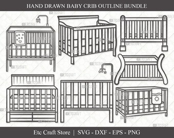 Download Baby Crib Svg Etsy