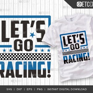 Lets Go Racing SVG Bundle Car Racing Svg Racing Flag Svg - Etsy