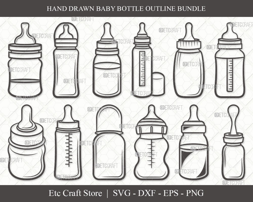 Baby Milk Bottle Art - Etsy Baby Milk Bottle Art - Etsy