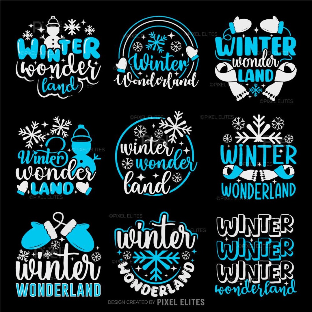 Winter Wonderland SVG Cut File | Winter Quote SVG Bundle for Cricut | T ...