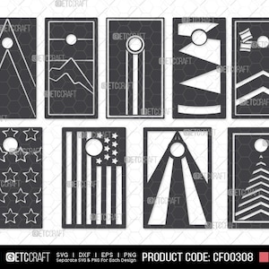 Cornhole Boards SVG, Cornhole Silhouette, Cornhole Game Svg, Backyard Game Svg, Cornhole Boards Bundle