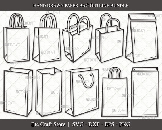 Brown Paper bag fashion sketching | LAURA VOLPINTESTA