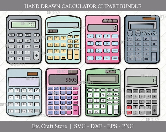 Graphing Calculator Clip Art