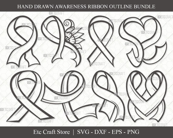 Black Cancer Ribbon, Awareness Ribbons (No Personalization) - Pack of 10 -  Celebrate Prints