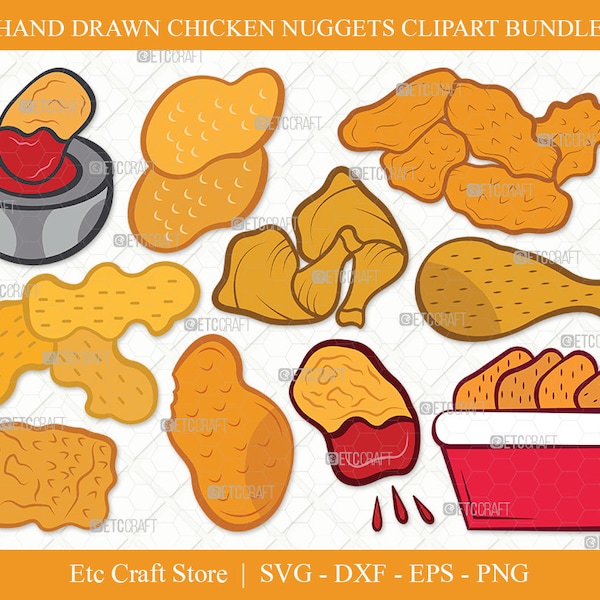 Chicken Nuggets Png - Etsy