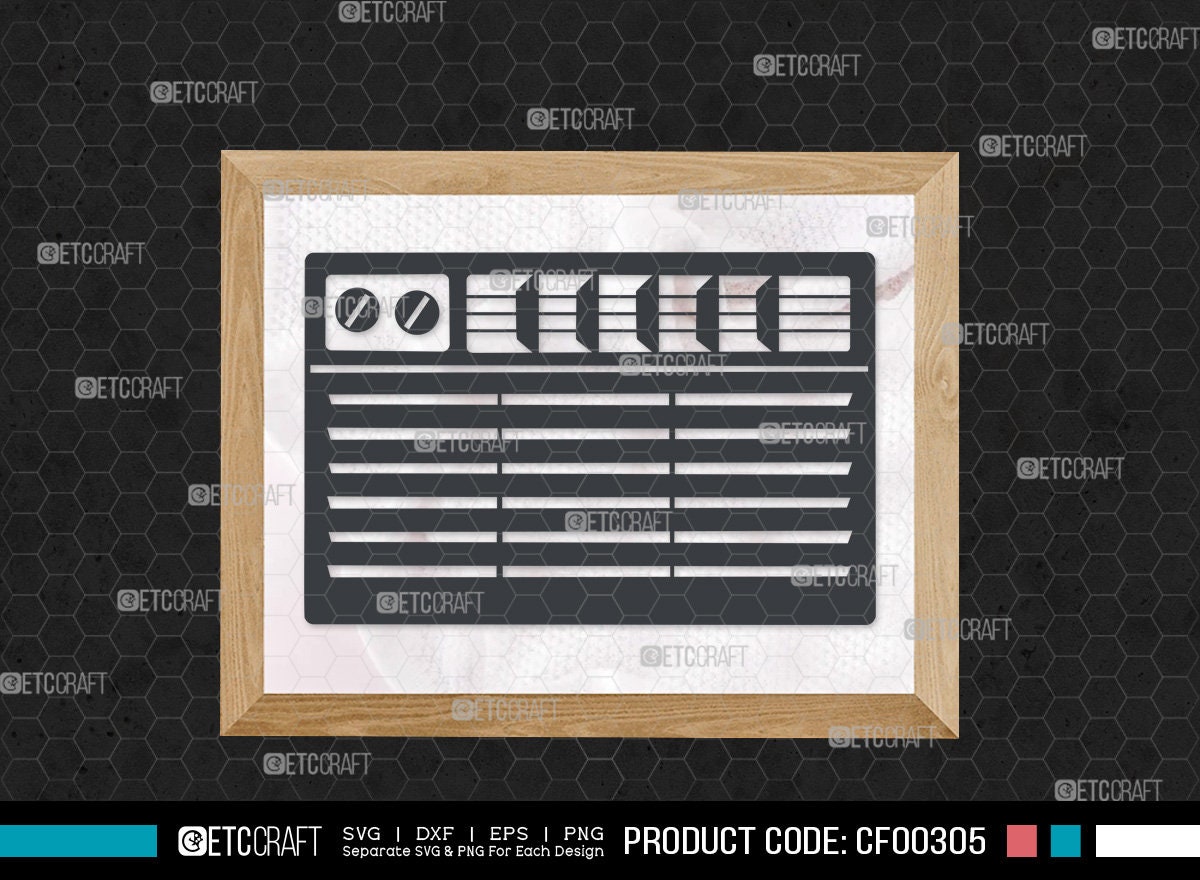 Air Conditioner Svg Cut File | AC Silhouette | Floor Standing Svg ...