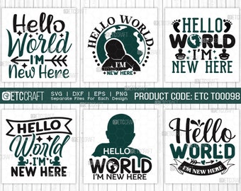 Hello World Im Svg - Etsy