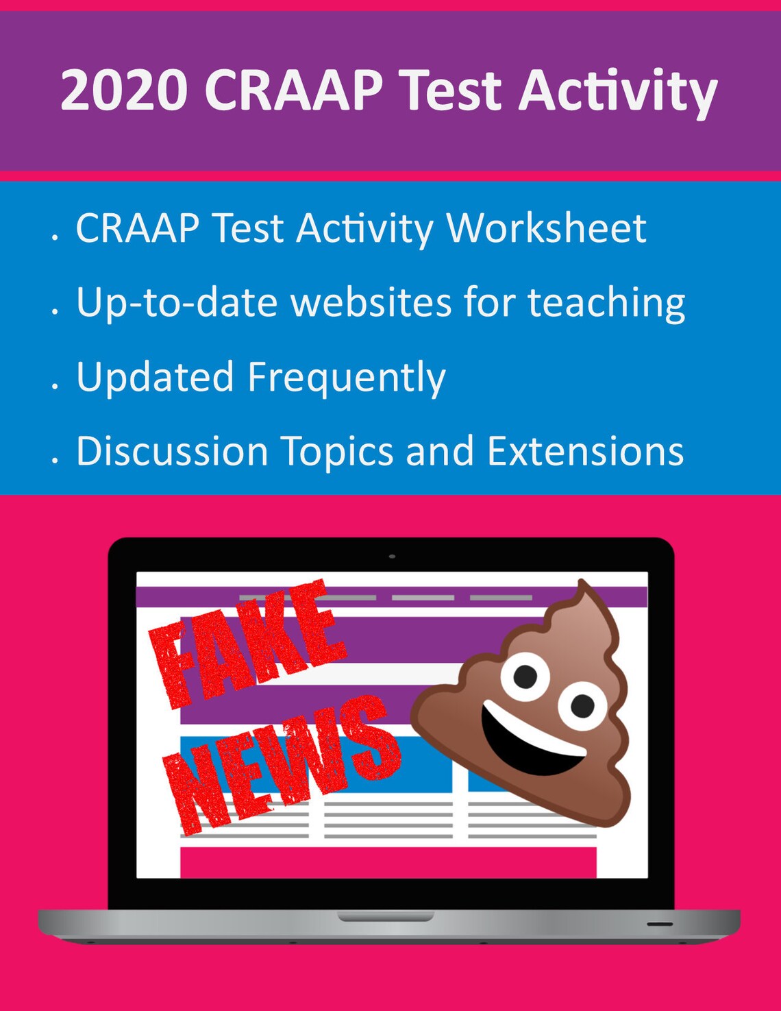 2020 CRAAP Test Activity PDF Printable Document Stem Steam Etsy