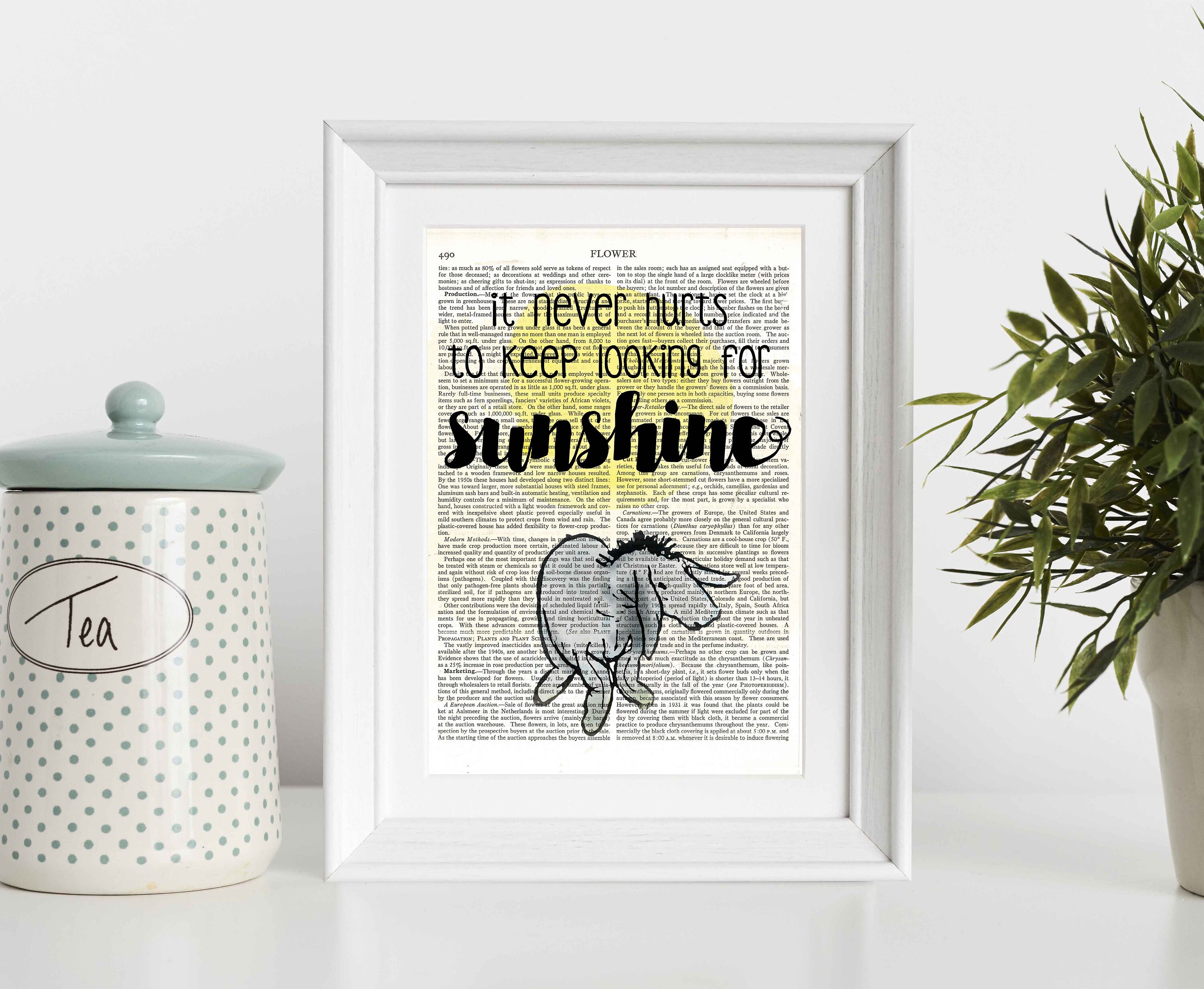 It Never Hurts To Keep Looking For Sunshine Winnie The Pooh Etsy