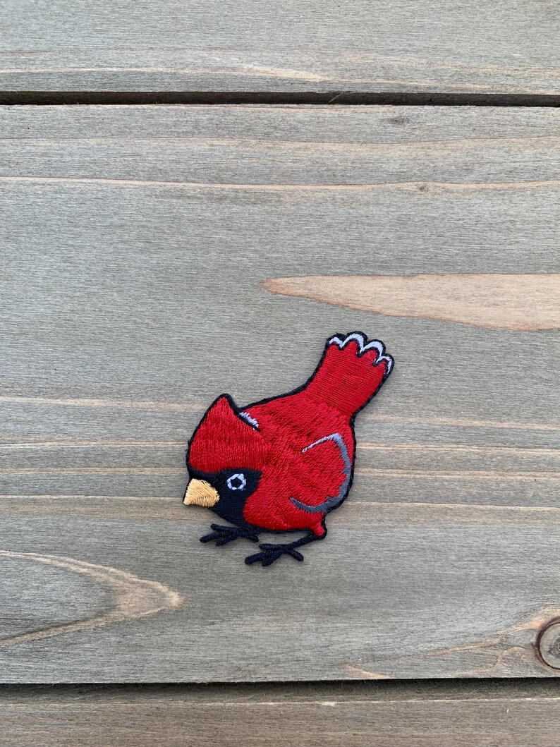 Red Cardinal Decorative Appliques - 2 Styles Available! - Etsy