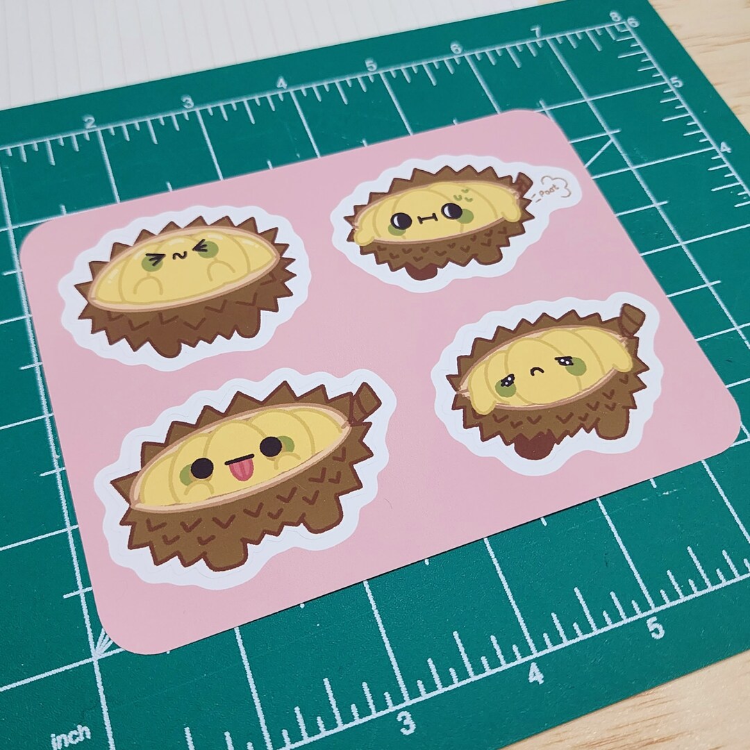 Sticker Duar Durian Sticker Sheet - Etsy