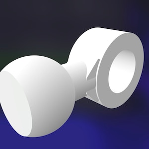 30mm sisters neck connector STL File
