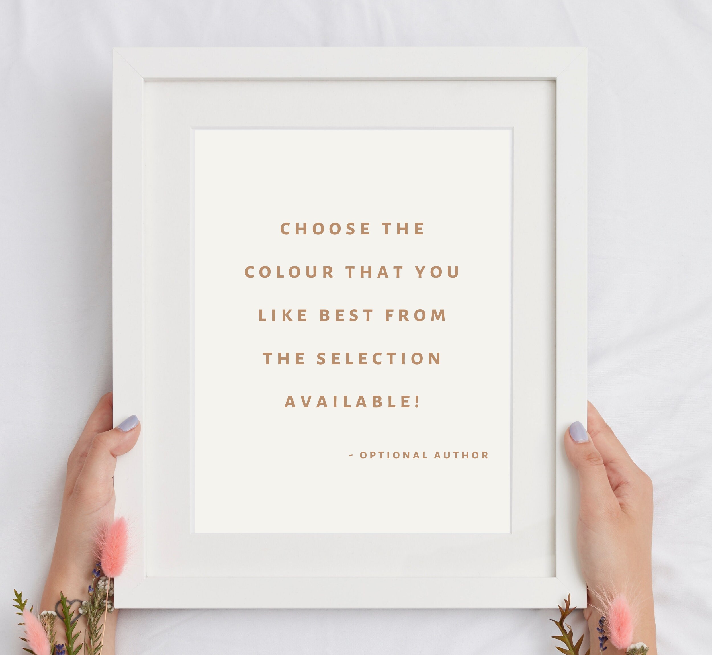 custom printable quote wall art for your home bedroom or