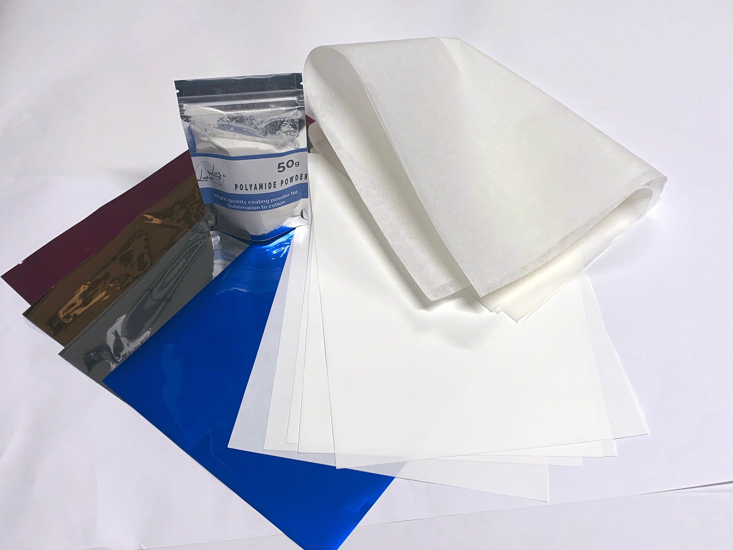 Cotton Sublimation With Polyamide Powder Textile Foil Etsy