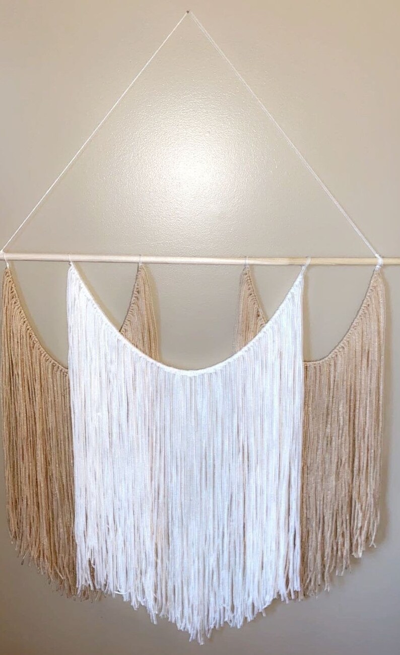 Yarn Wall Hanging Tapestry Yarn Tapestry Wall Decor Etsy