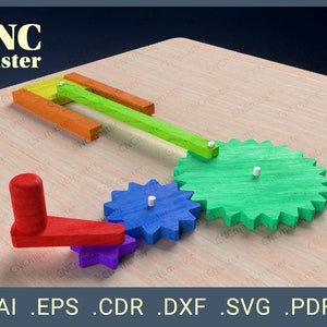 Scheda occupata (modello digitale) / modello vettoriale CNC per router CNC, macchina CNC, taglio laser, fresatrice