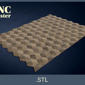Panel “Cells” 3D STL model (Digital Model) | STL 3D model for CNC router, cnc machine, milling machine or 3D printer