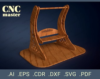 Huśtawka zabawkowa (model cyfrowy) | Model wektorowy CNC do routera CNC, maszyny CNC, cięcia laserowego, frezarki