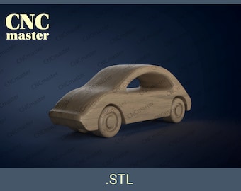 Toy Car 3D STL model (Digital Model) | STL 3D model for CNC router, cnc machine, milling machine