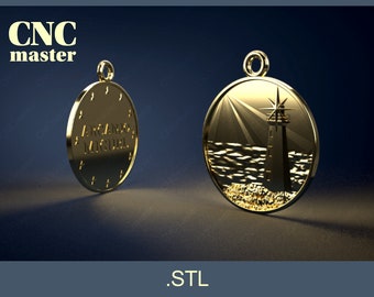 Pendant (custom order) - 3D STL model (Digital Model) | STL 3D model for CNC router, cnc machine, milling machine