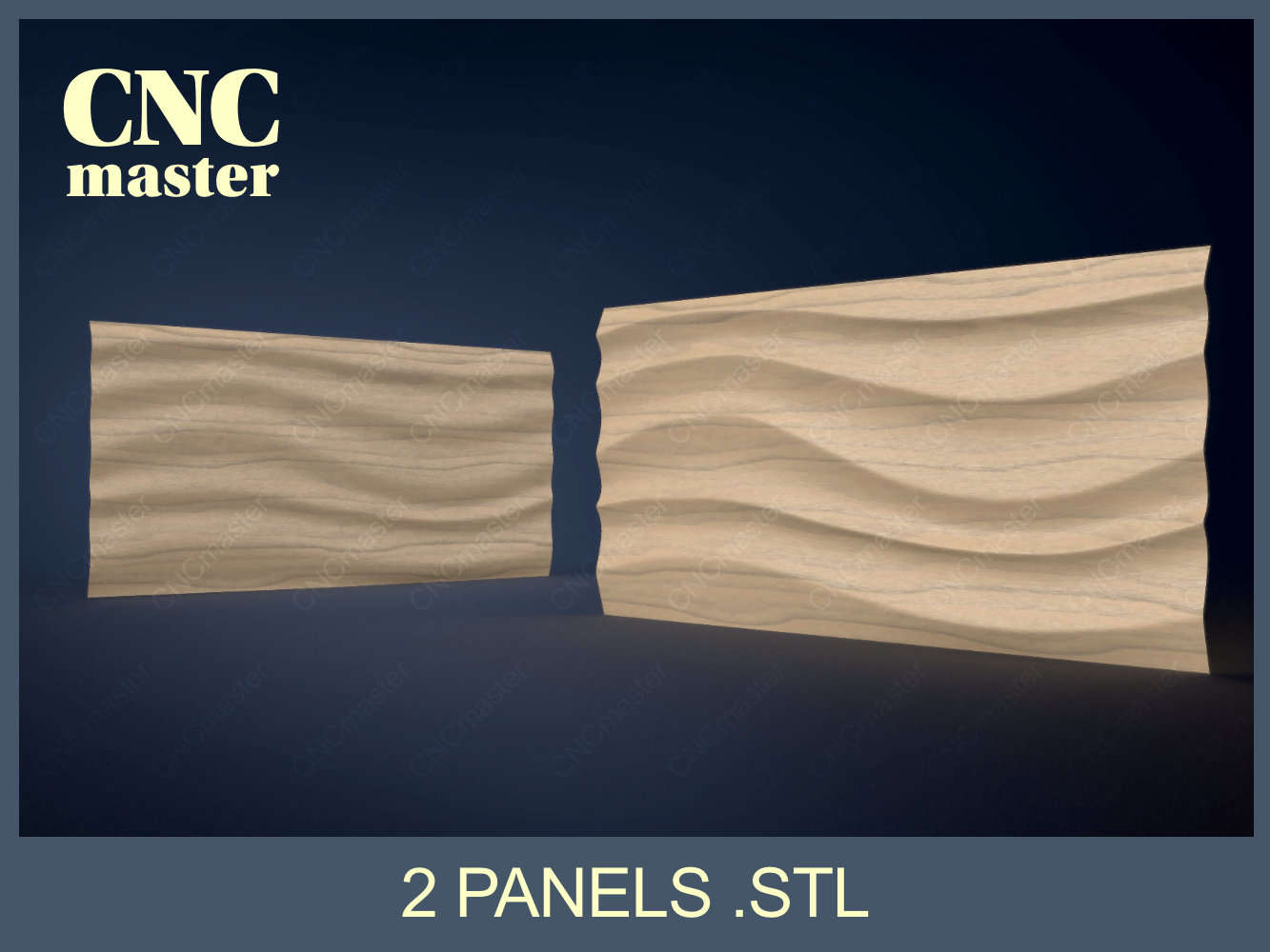 Wavy Panel-3 3D STL Model (digital Model) | STL 3D Model for CNC Router ...