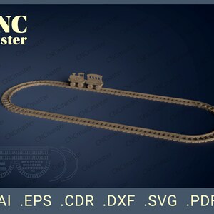 Train and Railway (digital Model) | CNC Vector Model for CNC Router ...