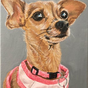Personalisiertes, handgemaltes Haustierportrait