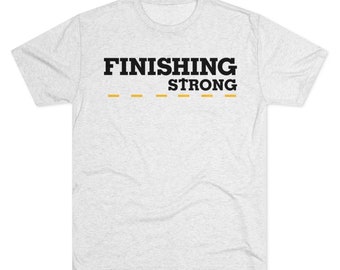 Finishing Strong - Men's Cotton Crew tee