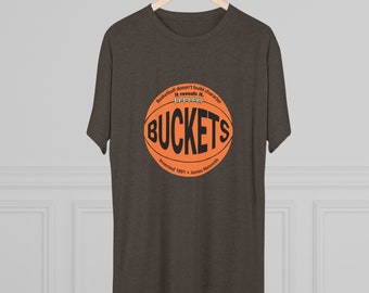 BUCKETS - Men's Tri-Blend Crew Tee