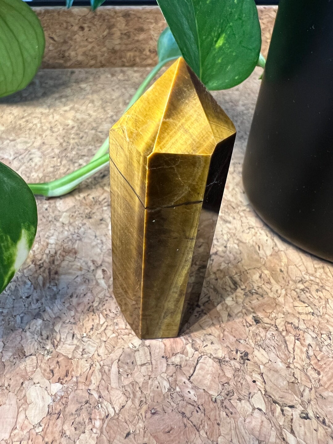 Tigers Eye Tower Point FREE Gift With Purchase - Etsy