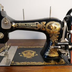 INSTRUCTION MANUAL: Frister & Rossmann&#39;s Vibrating Shuttle Treadle Sewing Machine Original Manual Model E
